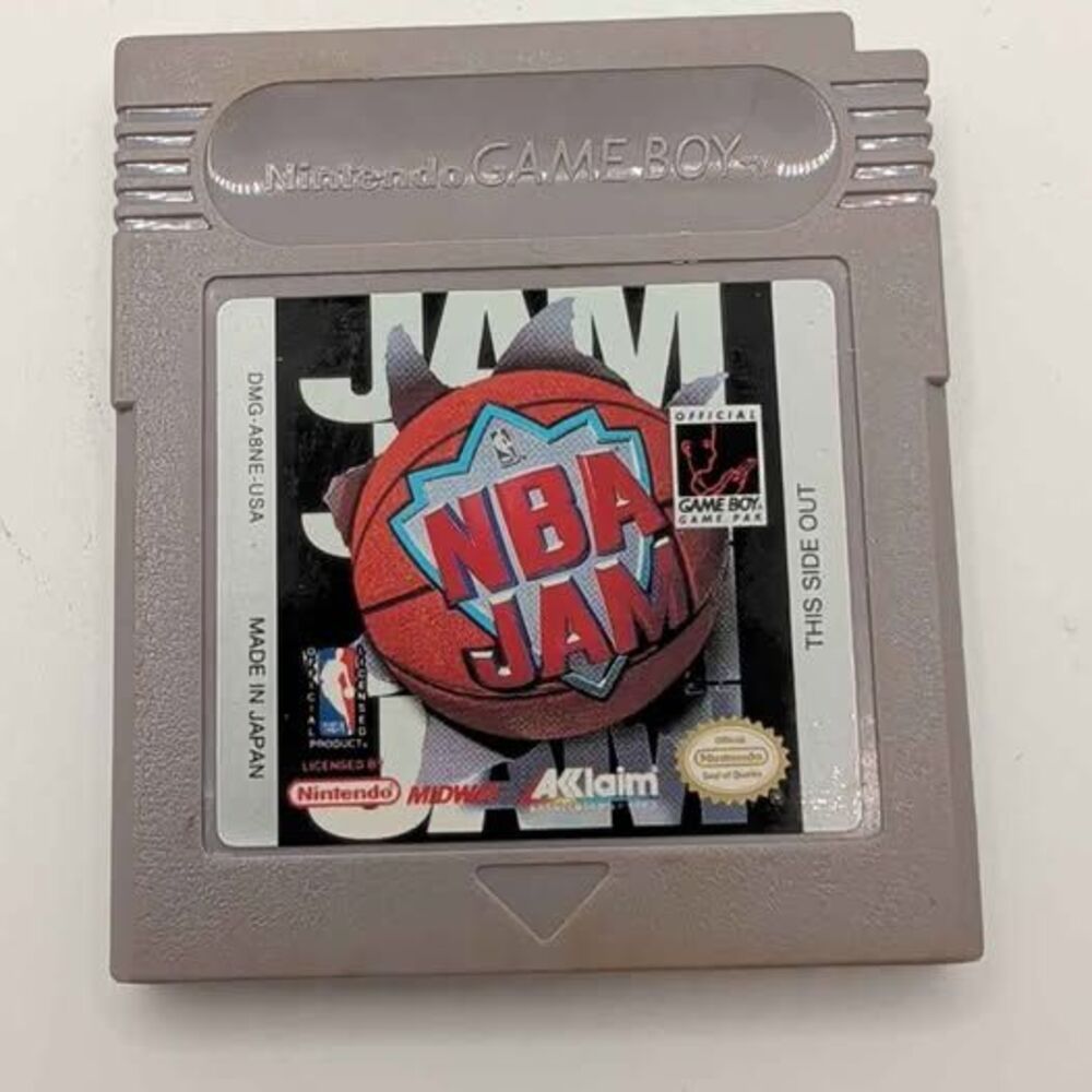 NBA Jam Nintendo Game Boy GB 1994 Authentic Genuine Tested Works Clear Label